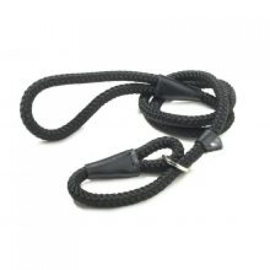 Walk 'R' Cise Nylon Rope Slip Lead - Black