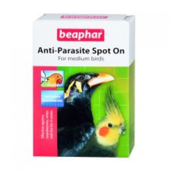 Beaphar Anti-Parasite Spot-on for Medium Birds