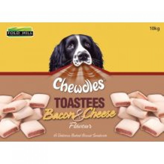 Chewdles Toastees Bacon & Cheese