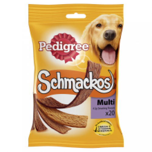 Pedigree Schmackos Dog Treats Meat Variety 20 Stick Pedigree Schmackos Dog Treats Meat Variety 20 Stick