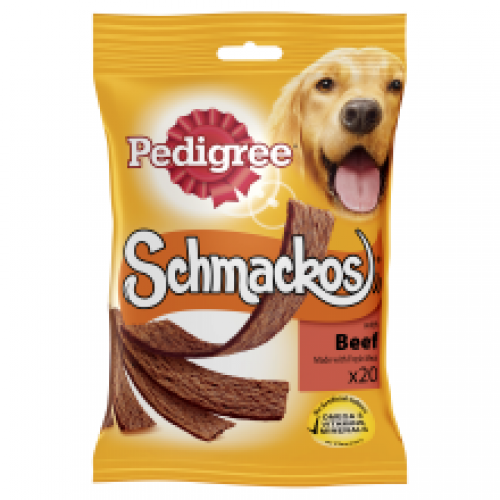 Pedigree Schmackos Dog Treats with Beef 20 Stick Pedigree Schmackos Dog Treats with Beef 20 Stick