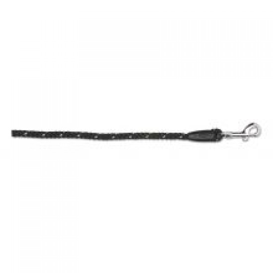 Ancol Reflective Rope Lead Black