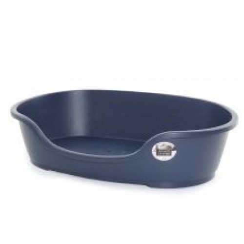Do Not Disturb Plastic Dog Bed No4 Blue