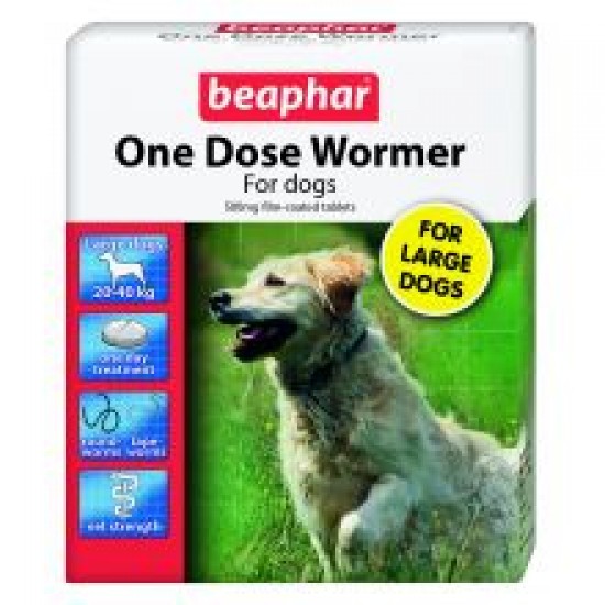 Beaphar One Dose Wormer for Dogs