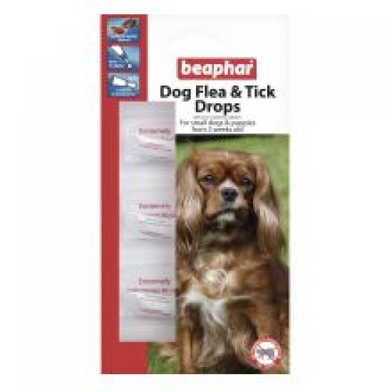 Beaphar Small Dog Flea Drops 12 Week