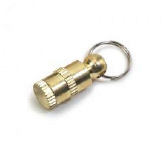 Ancol Dog ID Tube Brass