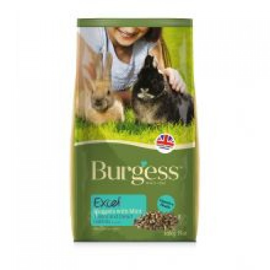 Burgess Excel Junior and Dwarf Rabbit Nuggets with Mint