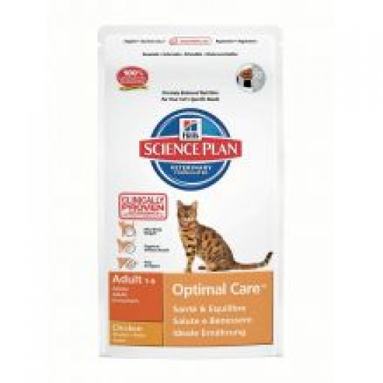 Hills Science Plan Feline Adult Optimal Care with Chicken