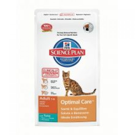 Hills Science Plan Feline Adult Optimal Care with Tuna