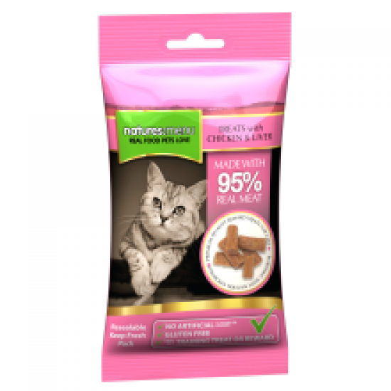 Natures Menu Real Meaty Cat Treats with Chicken and Liver