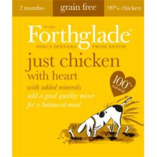Forthglade Just Chicken with Heart Grain Free Forthglade Just Chicken with Heart Grain Free