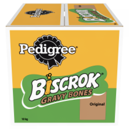 Pedigree Biscrok Gravy Bones Biscuits Dog Treats 10kg