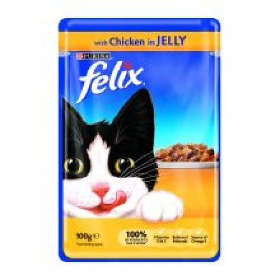 Felix Pouch Chicken Chunks In Jelly