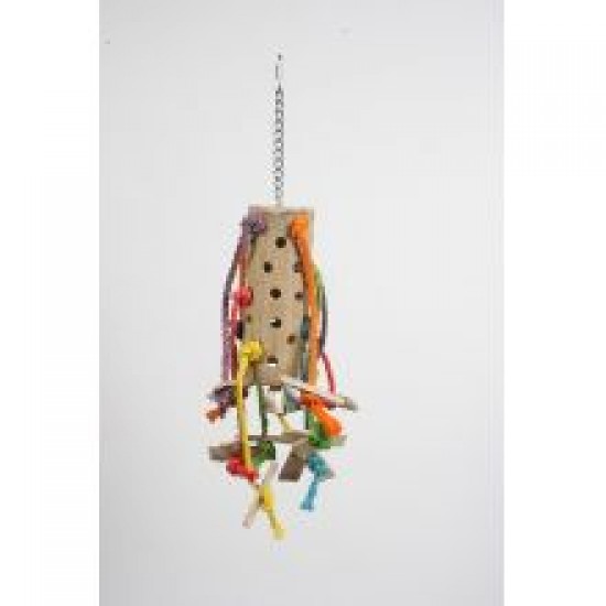 Happy Pet Parrot Bamboo Puzzle Toy Happy Pet Parrot Bamboo Puzzle Toy