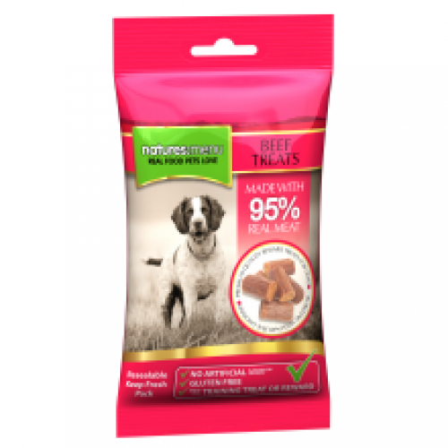 Natures Menu Real Meaty Dog Treats with Beef Natures Menu Real Meaty Dog Treats with Beef