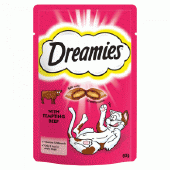 Dreamies Cat Treats with Beef