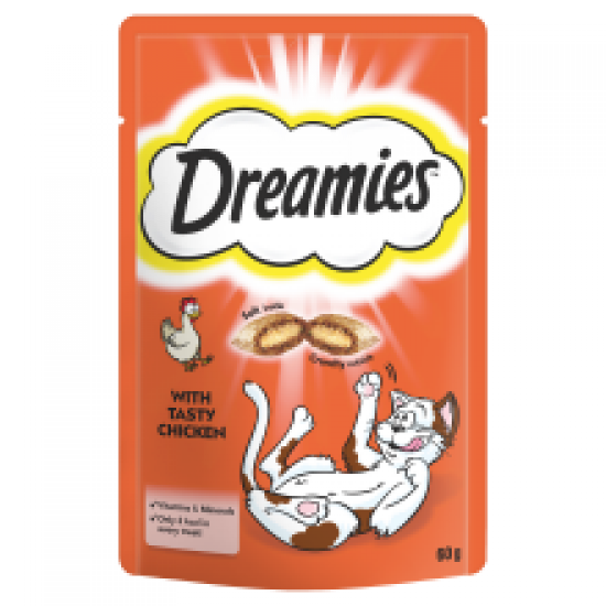 Dreamies Cat Treats with Chicken