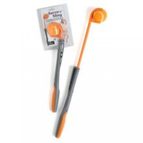 Ruff 'N' Tumble Serve N Sling Retractable Ball Thrower Ruff 'N' Tumble Serve N Sling Retractable Ball Thrower
