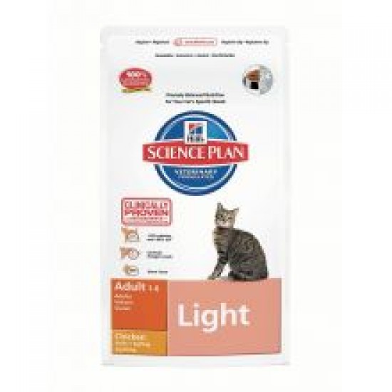 Hills Science Plan Feline Adult Light with Chicken