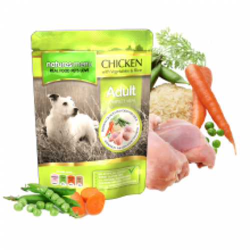 Natures Menu Chicken with Vegetables and Rice Dog Pouches Natures Menu Chicken with Vegetables and Rice Dog Pouches