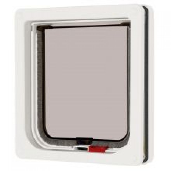 Pet Mate Lockable Cat Flap White