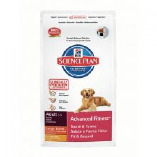 Hills Science Plan Canine Adult Advanced Fitness Large Breed with Chicken