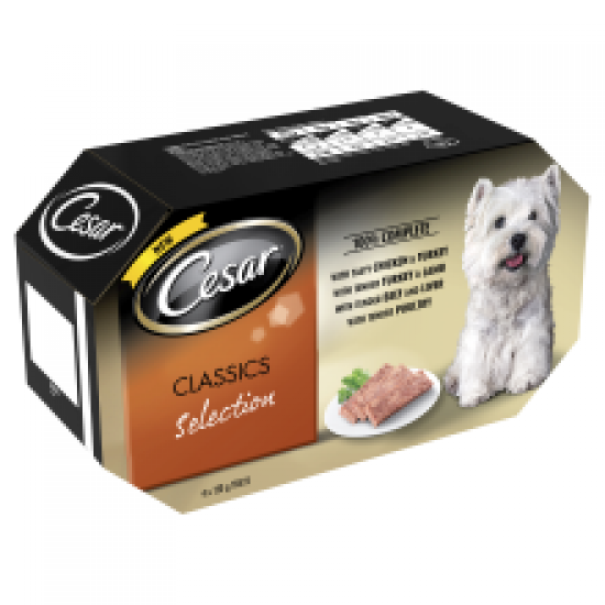 Cesar Tray Classics Selection 4 Pack
