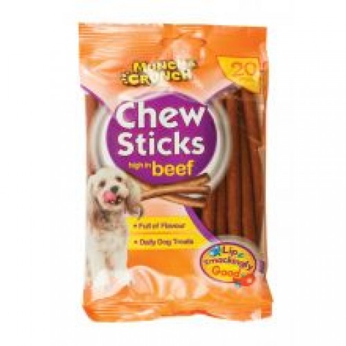 Munch & Crunch Chew Sticks with Beef Munch & Crunch Chew Sticks with Beef
