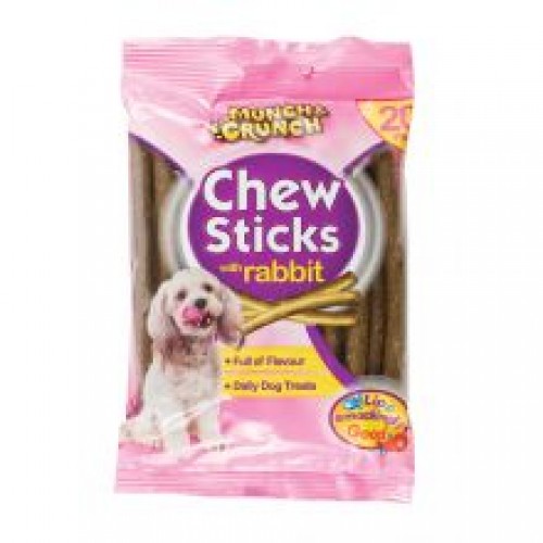 Munch & Crunch Chew Sticks with Rabbit Munch & Crunch Chew Sticks with Rabbit