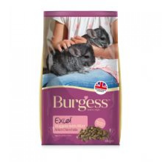 Burgess Excel Adult Chinchilla Nuggets with Mint