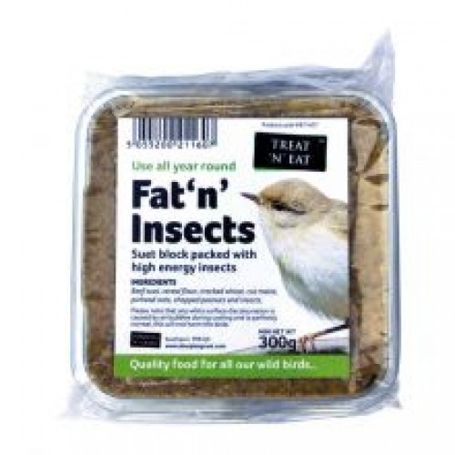 Treat 'N' Eat Fat 'N' Insects Suet Block Treat 'N' Eat Fat 'N' Insects Suet Block