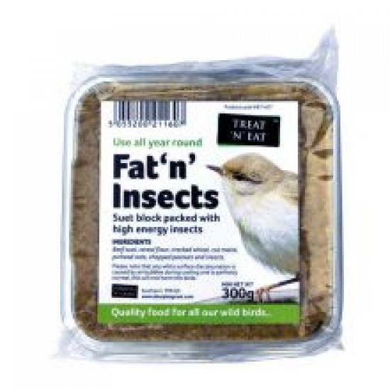 Treat 'N' Eat Fat 'N' Insects Suet Block