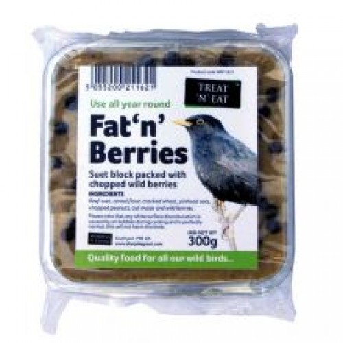 Treat 'N' Eat Fat 'N' Berries Suet Block Treat 'N' Eat Fat 'N' Berries Suet Block