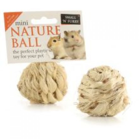Small 'N' Furry Nature Ball With Bell Mini