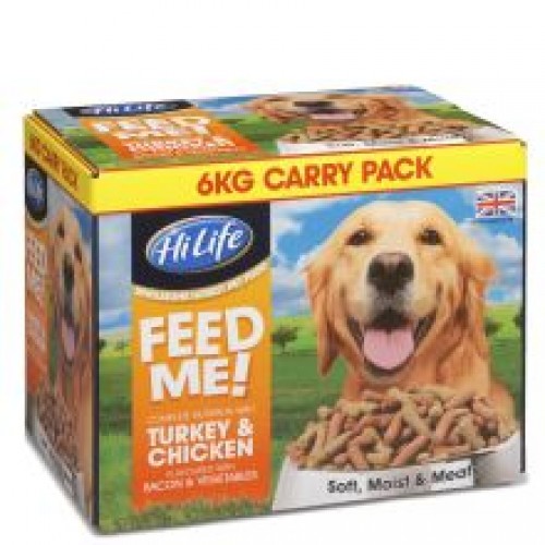 HiLife FEED ME! with Turkey & Chicken flavoured with Bacon & Veg HiLife FEED ME! with Turkey & Chicken flavoured with Bacon & Veg