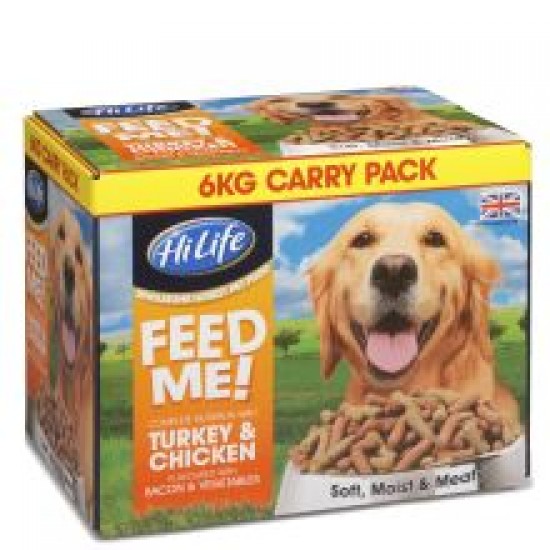 HiLife FEED ME! with Turkey & Chicken flavoured with Bacon & Veg