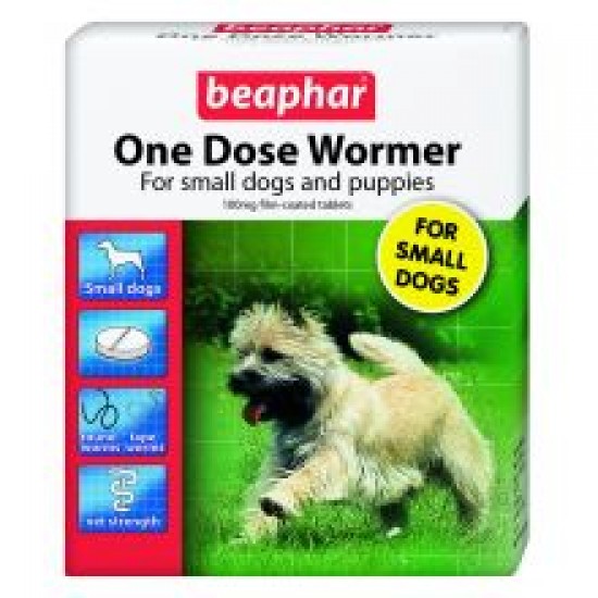 Beaphar One Dose Wormer for Small Dogs & Puppies