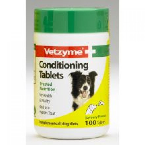 Vetzyme Conditioning Tablets Dogs