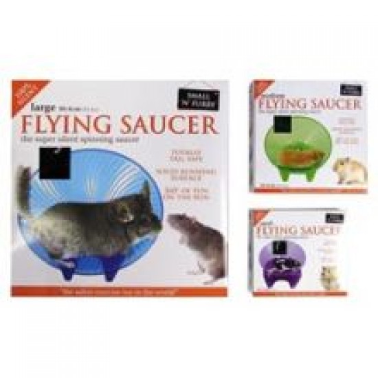Small 'N' Furry Flying Saucer Wheel Large