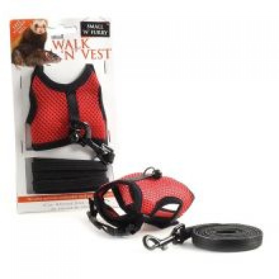 Small 'N' Furry Walk 'N' Vest 'N' Leash