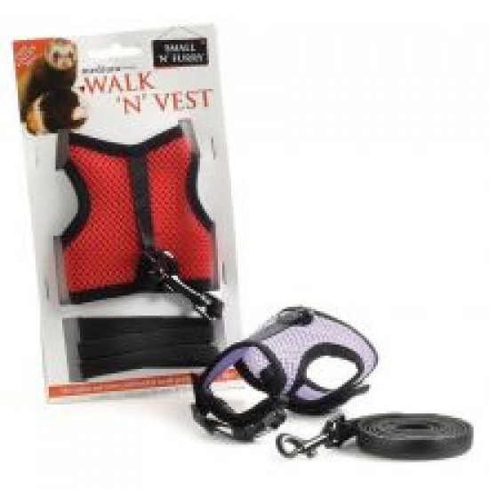 Small 'N' Furry Walk 'N' Vest 'N' Leash