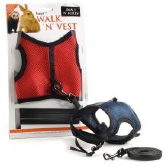 Small 'N' Furry Walk 'N' Vest 'N' Leash