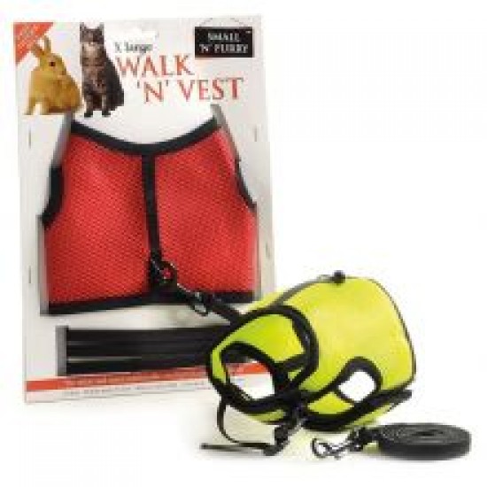 Small 'N' Furry Walk 'N' Vest 'N' Leash