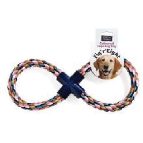 Ruff 'N' Tumble Fig 'R' Eight Rope Dog Toy Ruff 'N' Tumble Fig 'R' Eight Rope Dog Toy