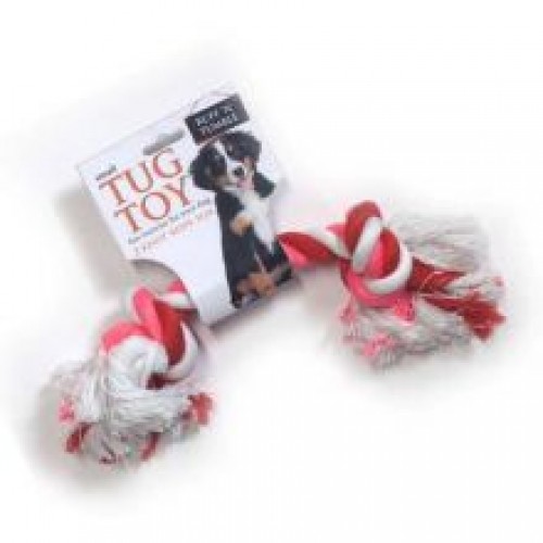 Ruff 'N' Tumble 2 Knot Small Rope Toy 90g Ruff 'N' Tumble 2 Knot Small Rope Toy 90g