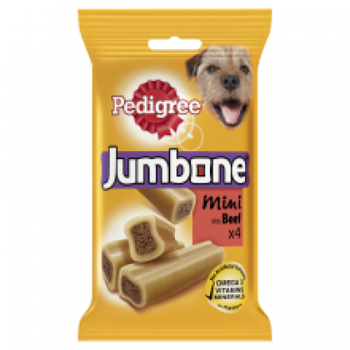 Pedigree Jumbone Small Dog Treats with Beef 4 Chews Pedigree Jumbone Small Dog Treats with Beef 4 Chews