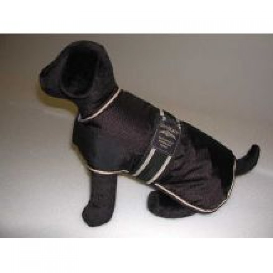 Animate Dog Coat Waterproof Black
