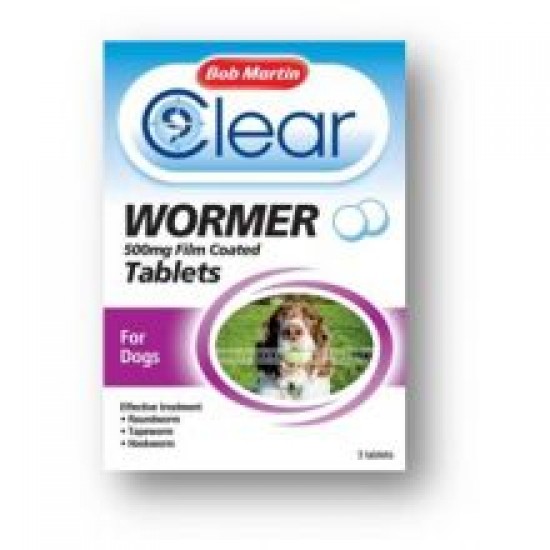 Bob Martin Clear All in One Wormer Tablets - Large Dog