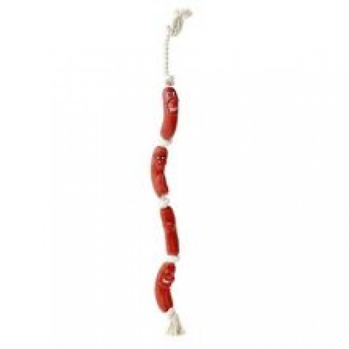 Classic Vinyl Sausage Rope Toy Classic Vinyl Sausage Rope Toy