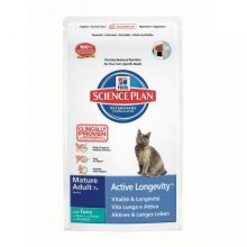 Hills Science Plan Feline Mature Adult 7+ Active Longevity with Tuna Hills Science Plan Feline Mature Adult 7+ Active Longevity with Tuna